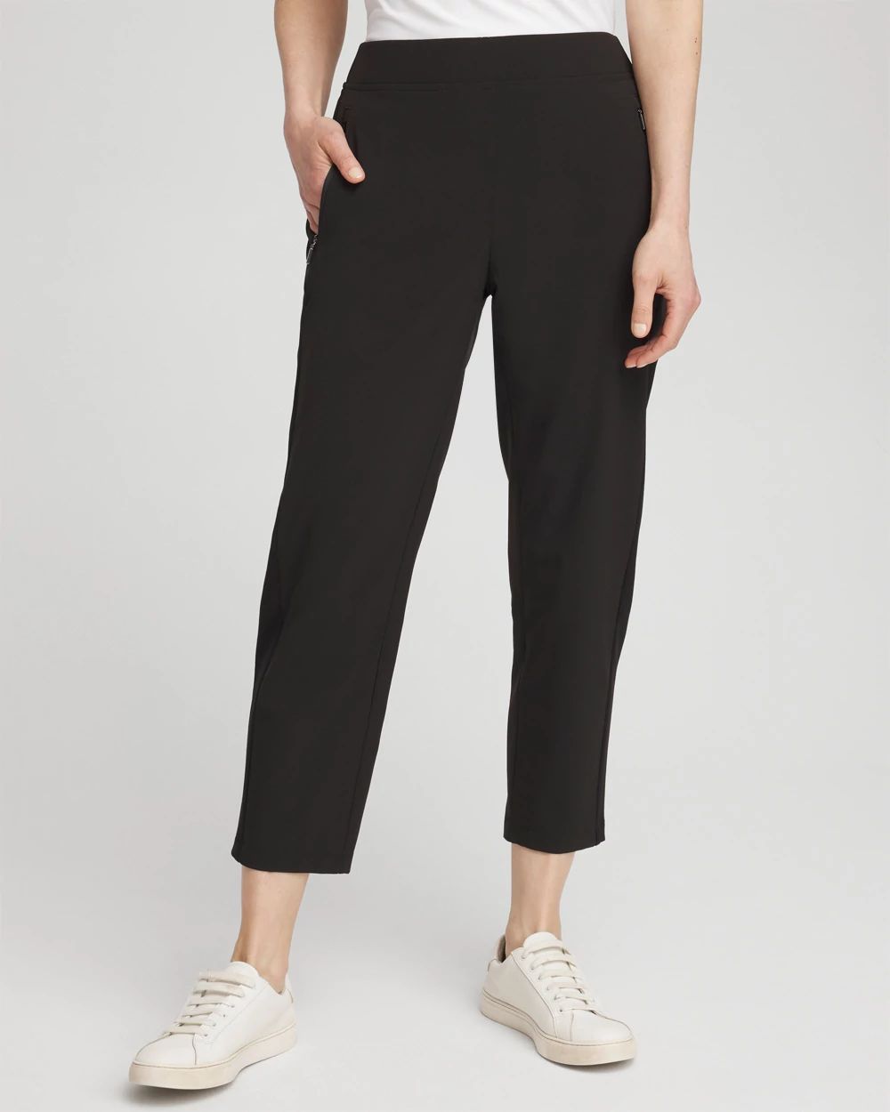 Zenergy® UPF Rib Mix Cropped Pants | Chico's